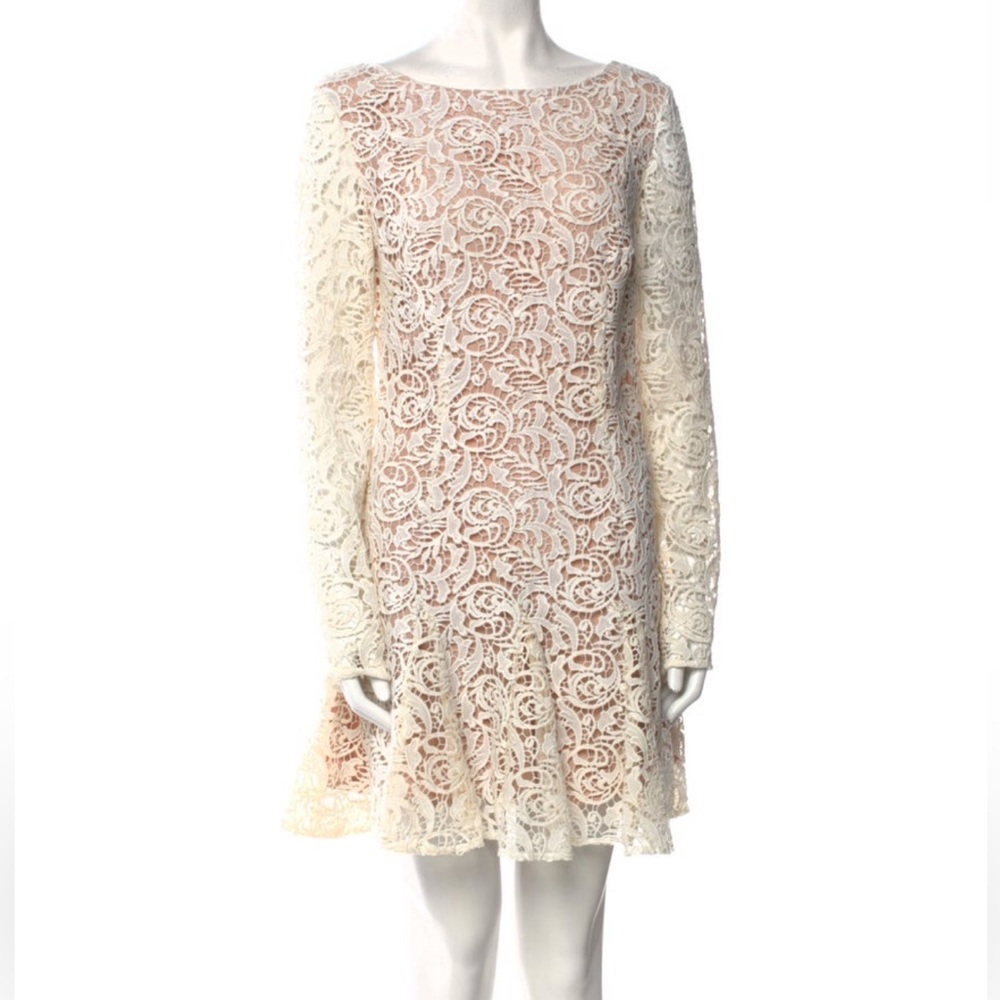 The Jetset Diaries Lace Long Sleeve Dress